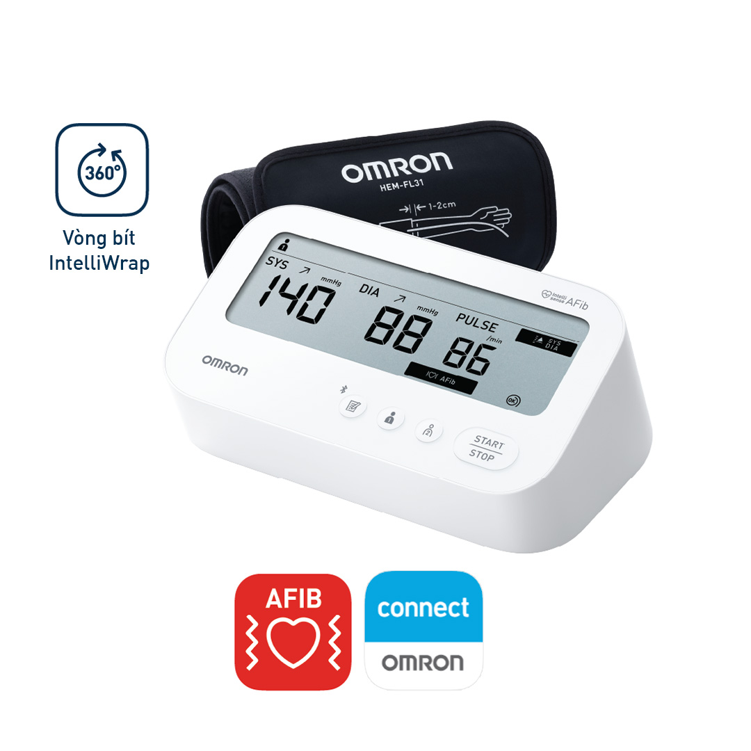 Máy đo huyết áp tự động IQ BT Omron HEM-7194T1