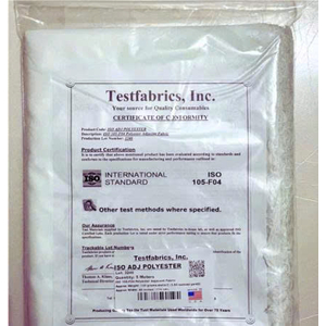 ISO 105-F04 Polyester Adjacent Fabric, Vải Polyester tiêu chuẩn hãng Testfarbics