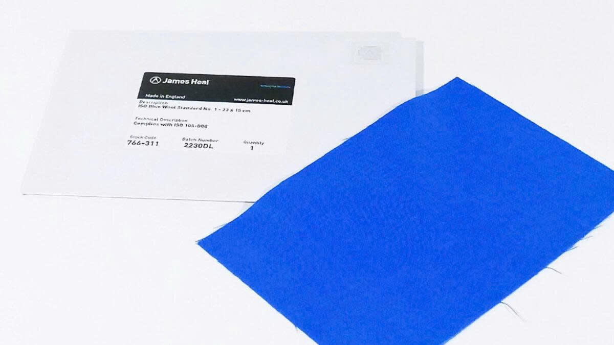 ISO Blue Wool Standard, Len xanh chuẩn blue wool James Heal