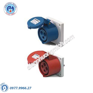 Ổ cắm âm dạng thẳng IP44 2P+E 220-250V 32A - Model J423-6