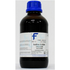 Dung dịch chuẩn Iodine 0.05M(0.1N) Chai 1l , Fisher