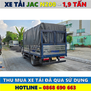 XE TẢI CŨ JAC N200 1,9 TẤN THÙNG BẠT ĐỜI 2022