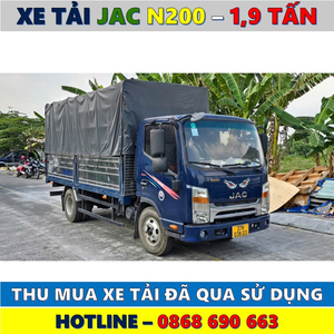 XE TẢI CŨ JAC N200 1,9 TẤN THÙNG BẠT ĐỜI 2022