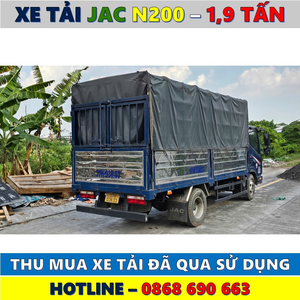 XE TẢI CŨ JAC N200 1,9 TẤN THÙNG BẠT ĐỜI 2022
