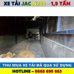 XE TẢI CŨ JAC N200 1,9 TẤN THÙNG BẠT ĐỜI 2022