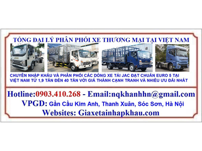 JAC N900 E5 - JAC N900 2024 CABIN MỚI - JAC SÓC SƠN - XE TẢI JAC N900S MỚI NHẤT 2024 - HOTLINE 0903410268