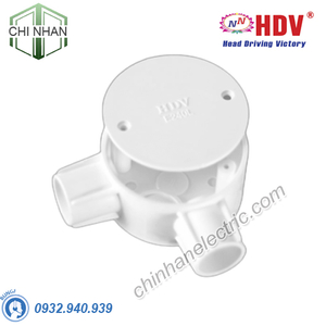 Hộp chia 2 ngã vuông D25/A2 - JBO25/A2 - HDV