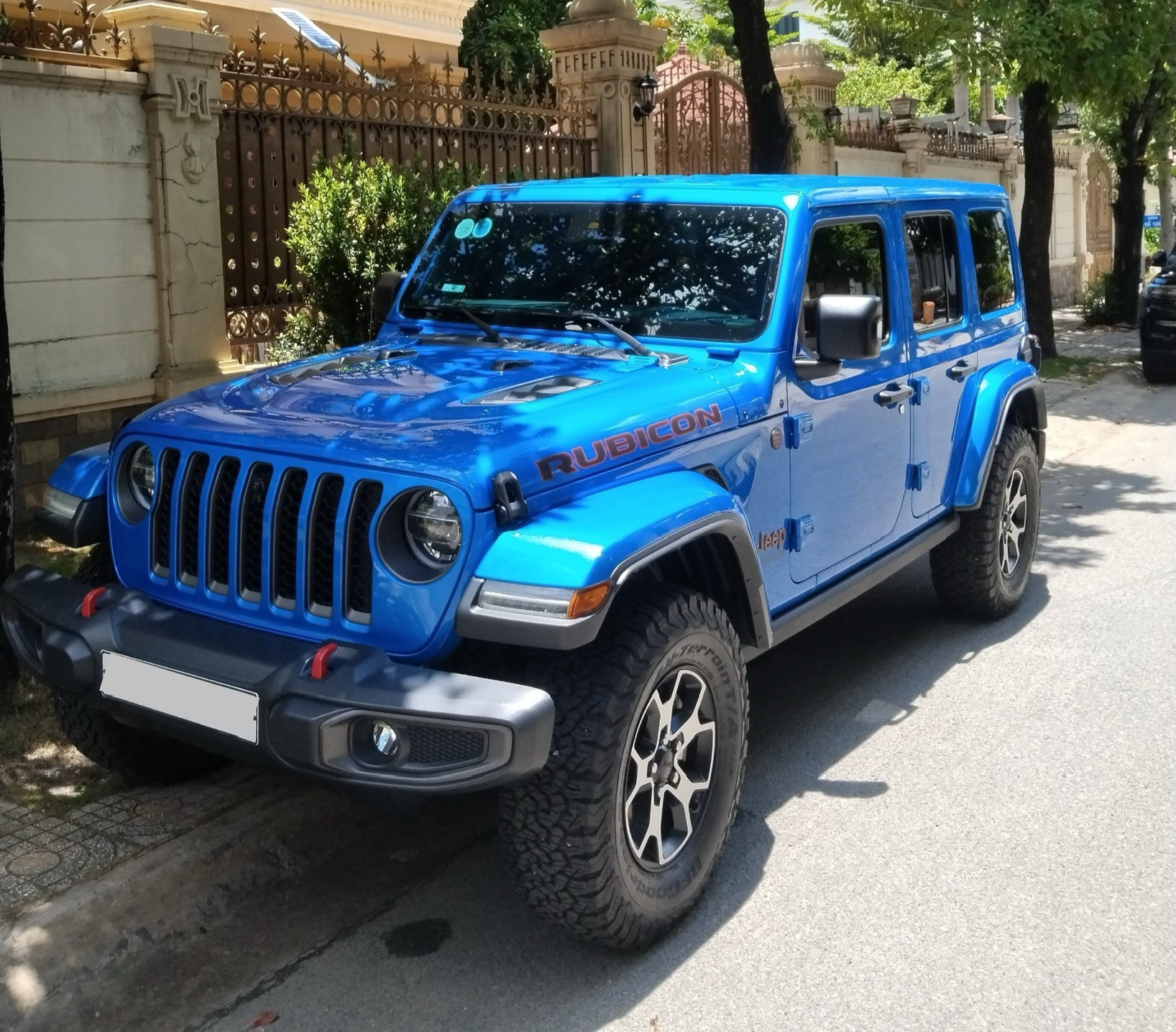 Jeep Wrangler Rubicon Lướt Màu Xanh