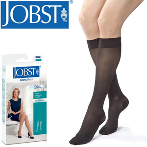 Vớ y khoa gối Jobst UltraSheer CCL2 (màu đen, bít ngón)