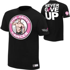 JOHN CENA - RISE ABOVE CANCER AUTHENTIC T-SHIRT