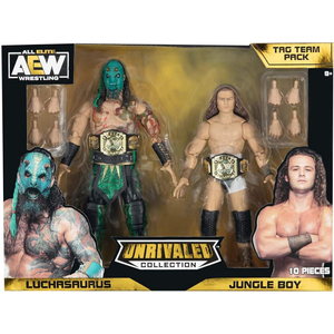 AEW JURASSIC EXPRESS (JUNGLE BOY & LUCHASAURUS) - UNRIVALED COLLECTION TAG TEAM PACK (EXCLUSIVE)