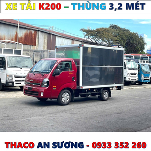GIÁ XE TẢI KIA K200 THÙNG KÍN EURO 5 MỚI NHẤT