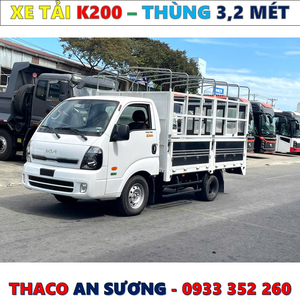GIÁ XE TẢI KIA K200 THÙNG BẠT EURO 5 MỚI NHẤT