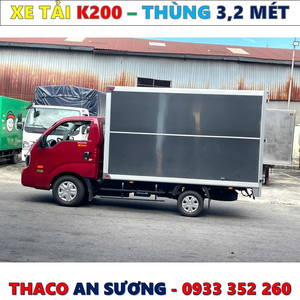 GIÁ XE TẢI KIA K200 THÙNG KÍN EURO 5 MỚI NHẤT
