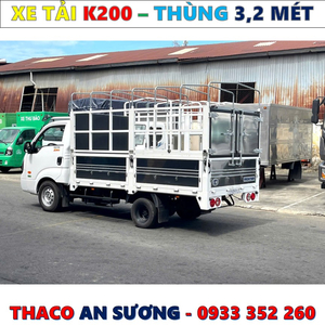 GIÁ XE TẢI KIA K200 THÙNG BẠT EURO 5 MỚI NHẤT