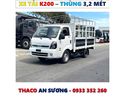 GIÁ XE TẢI KIA K200 THÙNG BẠT EURO 5 MỚI NHẤT