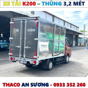 GIÁ XE TẢI KIA K200 THÙNG KÍN EURO 5 MỚI NHẤT
