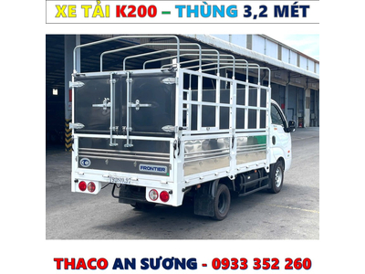 GIÁ XE TẢI KIA K200 THÙNG BẠT EURO 5 MỚI NHẤT