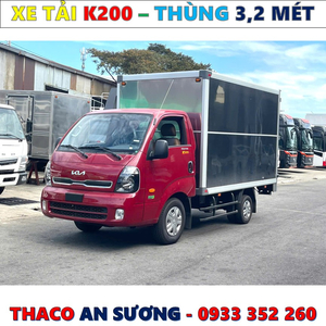 GIÁ XE TẢI KIA K200 THÙNG KÍN EURO 5 MỚI NHẤT