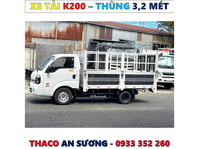 GIÁ XE TẢI KIA K200 THÙNG BẠT EURO 5 MỚI NHẤT