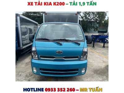 GIÁ XE TẢI KIA K200 THÙNG KÍN TẢI 1,9 TẤN MỚI NHẤT