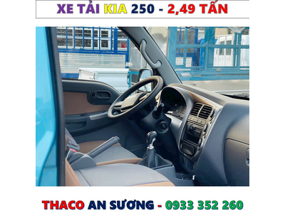 GIÁ XE TẢI KIA K250 THÙNG MUI BẠT EURO 5 MỚI NHẤT