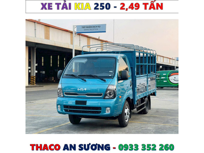 GIÁ XE TẢI KIA K250 THÙNG MUI BẠT EURO 5 MỚI NHẤT