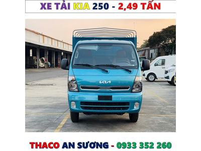GIÁ XE TẢI KIA K250 THÙNG MUI BẠT EURO 5 MỚI NHẤT
