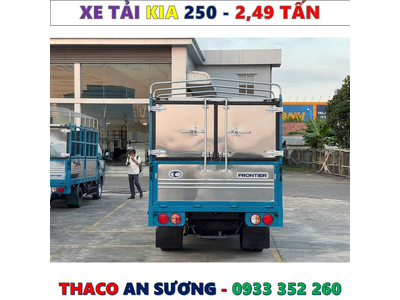 GIÁ XE TẢI KIA K250 THÙNG MUI BẠT EURO 5 MỚI NHẤT