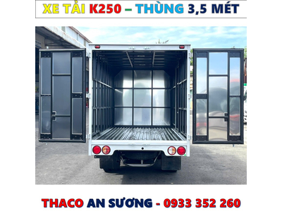 BẢNG GIÁ XE TẢI KIA K250 THÙNG MỚI NHẤT 2025
