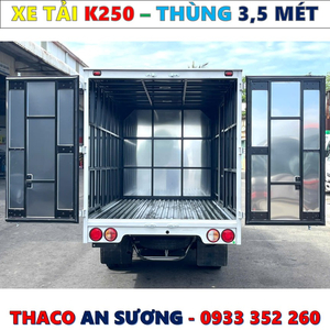 BẢNG GIÁ XE TẢI KIA K250 THÙNG MỚI NHẤT 2025
