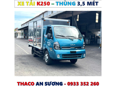 BẢNG GIÁ XE TẢI KIA K250 THÙNG MỚI NHẤT 2025