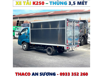 BẢNG GIÁ XE TẢI KIA K250 THÙNG MỚI NHẤT 2025