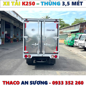 BẢNG GIÁ XE TẢI KIA K250 THÙNG MỚI NHẤT 2025