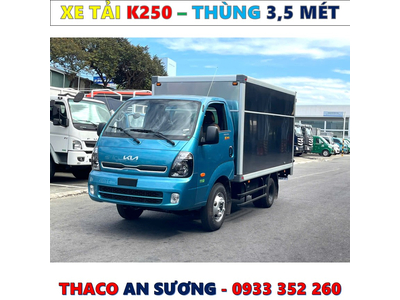 BẢNG GIÁ XE TẢI KIA K250 THÙNG MỚI NHẤT 2025