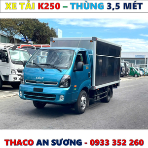BẢNG GIÁ XE TẢI KIA K250 THÙNG MỚI NHẤT 2025