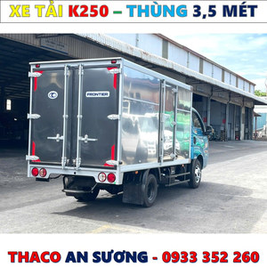 BẢNG GIÁ XE TẢI KIA K250 THÙNG MỚI NHẤT 2025