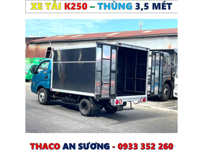 BẢNG GIÁ XE TẢI KIA K250 THÙNG MỚI NHẤT 2025