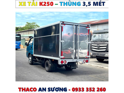 BẢNG GIÁ XE TẢI KIA K250 THÙNG MỚI NHẤT 2025