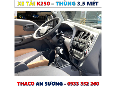 BẢNG GIÁ XE TẢI KIA K250 THÙNG MỚI NHẤT 2025