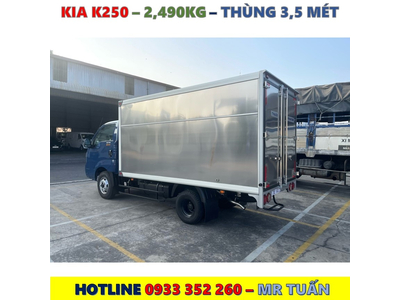 BẢNG GIÁ XE TẢI KIA K250 TẢI TRỌNG 2,49 TẤN MỚI NHẤT
