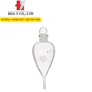 K61152 Koehler Ống ly tâm hình quả lê 100ml có vạch chia