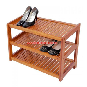 KỆ GIÀY DÉP 3 TẦNG 60CM MÀU VÀNG CÁNH GIÁN
