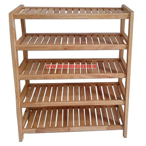 KỆ GIÀY DÉP 5 TẦNG 60CM MÀU GỖ TỰ NHIÊN