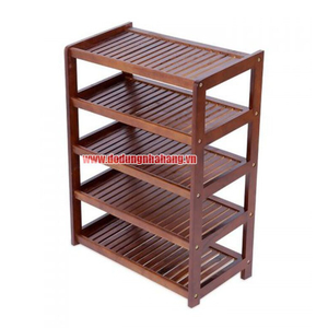 KỆ GIÀY DÉP 5 TẦNG 60CM MÀU NÂU