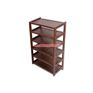 KỆ GIÀY DÉP 6 TẦNG 60CM MÀU NÂU