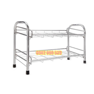KỆ DÉP INOX 2 TẦNG