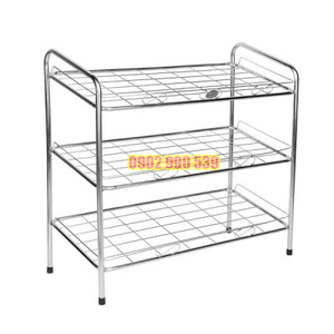 KỆ DÉP INOX 3 TẦNG