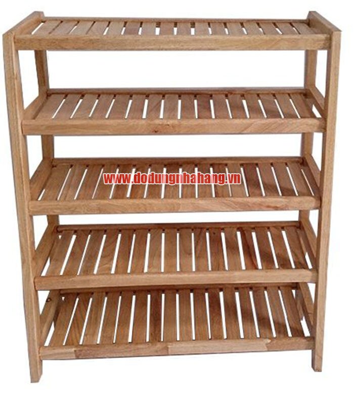 KỆ GIÀY DÉP 5 TẦNG 60CM MÀU GỖ TỰ NHIÊN