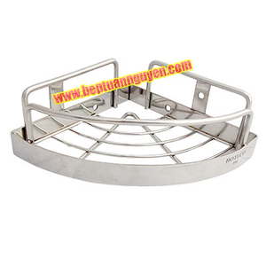 KỆ GÓC 1 TẦNG INOX 20X20CM